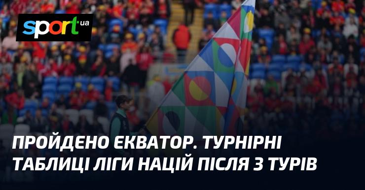 Екватор пройдений. Оновлені таблиці Ліги націй після трьох турів.